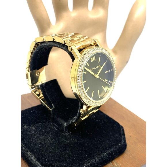 Michael Kors Women\'s Watch MK7345 Corey Quartz Gemmed Gold Stainless Steel 38mm main image 9